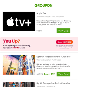 Two-Month Apple TV+ Subscription and More