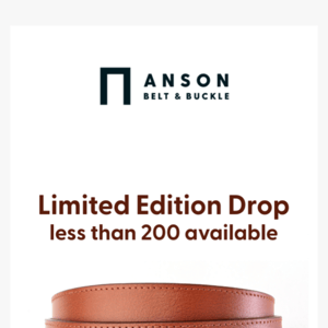 We've never had a SALE like this… - Anson Belt