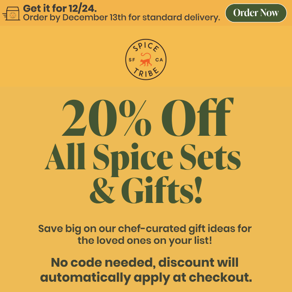 Extra 20% Off Spice Sets & Gifts!