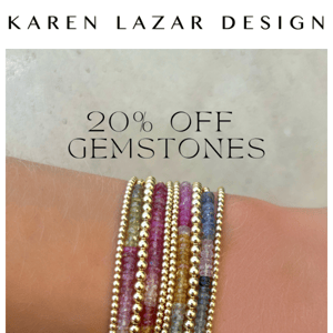 Don't Forget 20% Off Gemstones and Diamonds this Weekend!