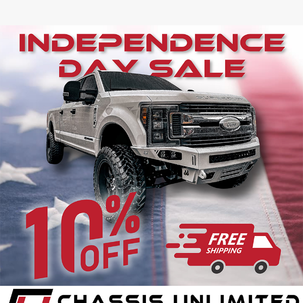 Independence Day Sale - NOW LIVE