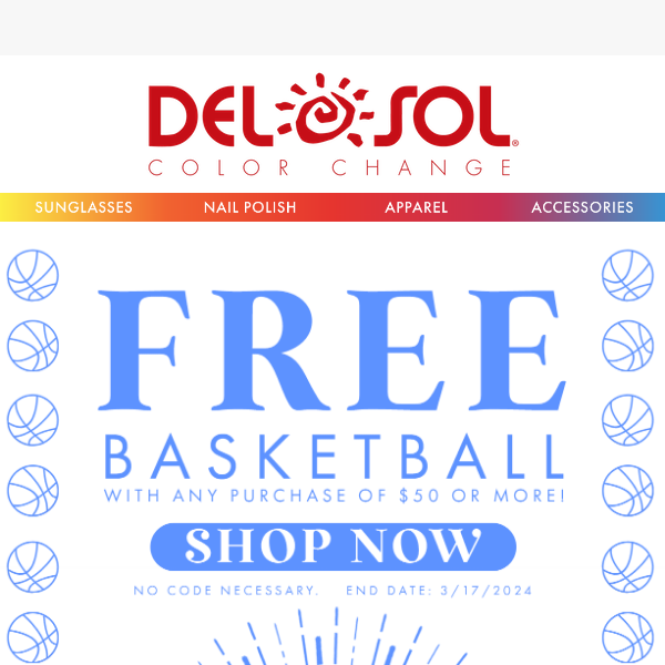 FREE Basketballs With Purchase 🏀