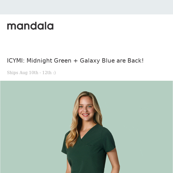 ICYMI: Midnight Green + Galaxy Blue are Back!