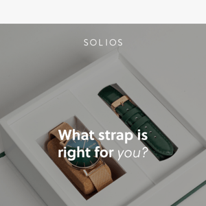 Not Sure Which Strap is Best for You?