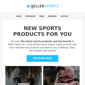 NEW IN: best sports products for you