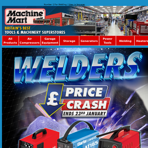 ⚡⚡ Special Offer on Welders and Welding Accessories - Now Live ⚡⚡