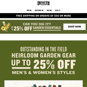 Heirloom Garden Gear With A Growing Fan Base!