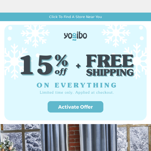It’s Happening: 15% Off Sitewide ❄️ & Free Shipping
