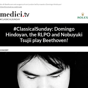 LIVE #ClassicalSunday: Nobu and the Royal Liverpool Philharmonic