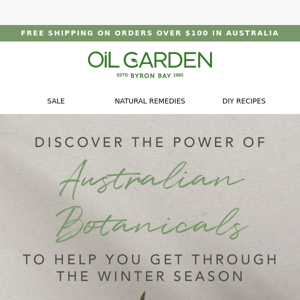Discover the power of Australian Botanicals to help you get through the Winter season ❄️