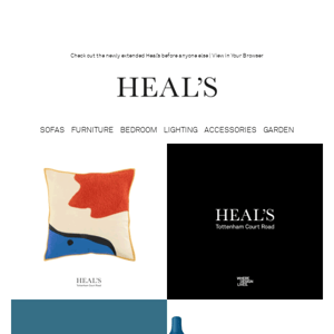 Get a sneak-peek of the all-new Heal’s