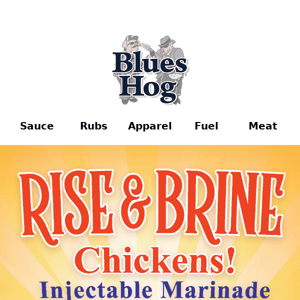 NEW! Rise & Brine Injectable Marinade, Get the Juiciest Bird Ever!