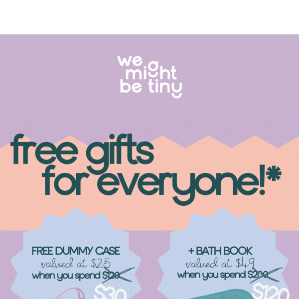 Today only 💌 Free gifts for everyone!