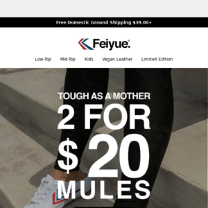 2 for $20 Mules Ends Tonight