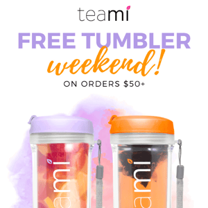 2 hrs left ⏰ Your FREE Tumbler is expiring!