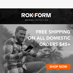 Don't Miss Out on Free Domestic Shipping