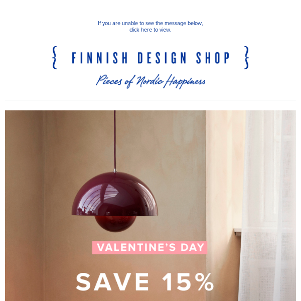 Surprise, design friend! 💖  Enjoy 15% off site-wide