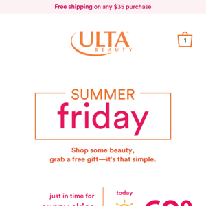 A free gift for your Summer Friday 👀
