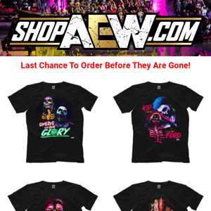 🎃 Last Chance to Order AEW Halloween Shirts!