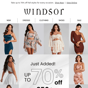 Just Added: 350+ New Markdowns 😍