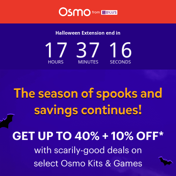 ⏰ Save Up to 50% on Halloween gifts from Osmo