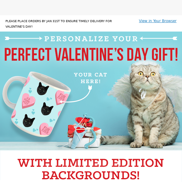 Print Your Pet For the Purrfect Valentine's Gift! 😻