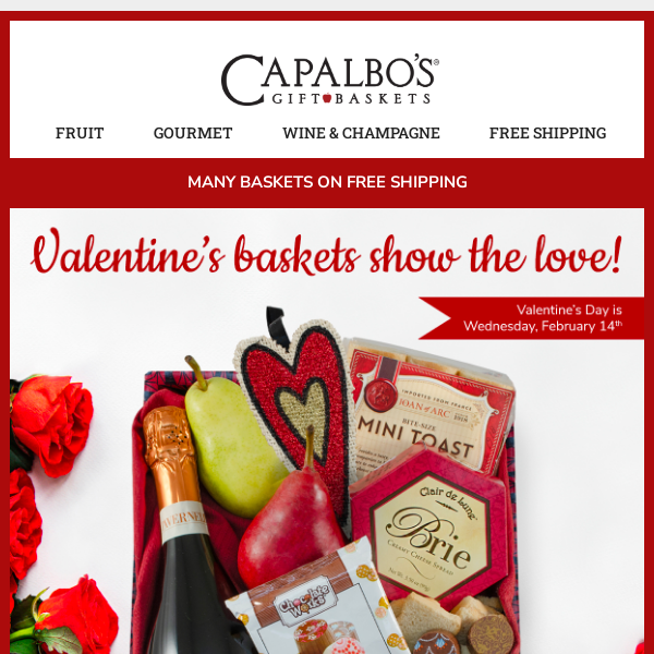 Say it Better With a Valentine's Basket