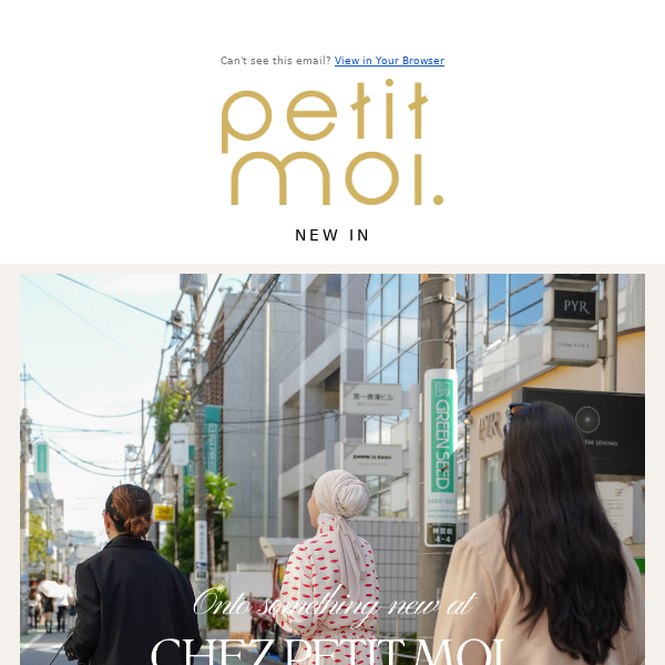 Follow our NEW Instagram account! @chezpetitmoi ✨