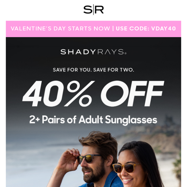 Shady rays 40 sales off code