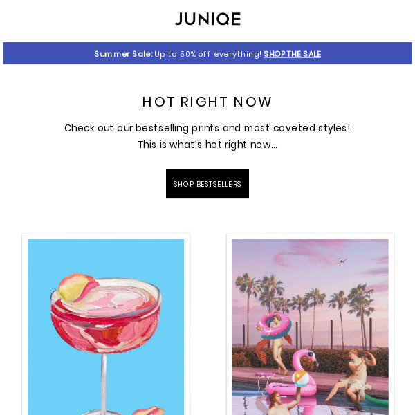 Hot right now 🏖️☀️🍹 Prints you won't want to miss