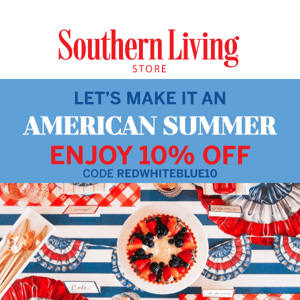 10% Off! The New American Summer Collection has arrived