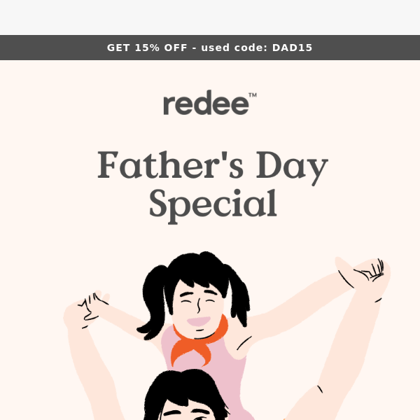Celebrate Father's Day With Redee Patch 🎉