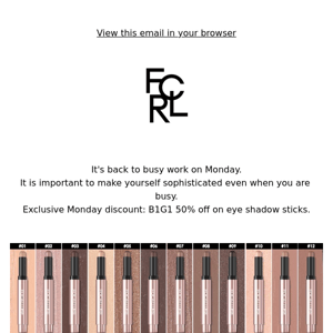 💌Monday Discount | Eyeshadows for daily commuting