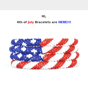 4th Of July Bracelets