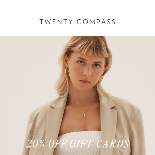 Gift Card – Twenty Compass