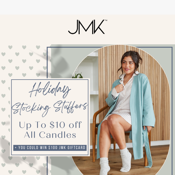 Save on all JMK candles!