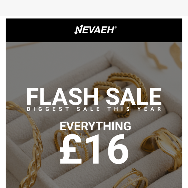 FLASH SALE - EVERYTHING £16 😮 ✨