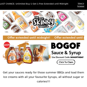 EXTENDED: BOGOF On Over 70 Products!