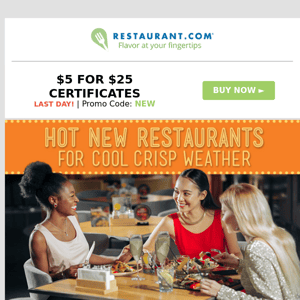 Hot New Restaurant Deals Near You
