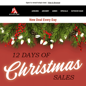 [Christmas SALE] New Day, New Deal!