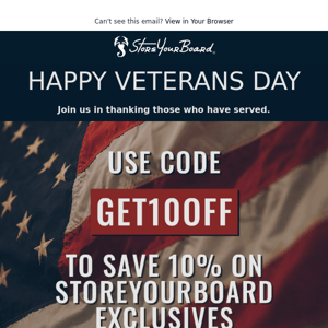 🇺🇸 Don't Miss Our Veterans Day Sale 🇺🇸