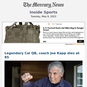 Legendary Cal QB, coach Joe Kapp dies at 85