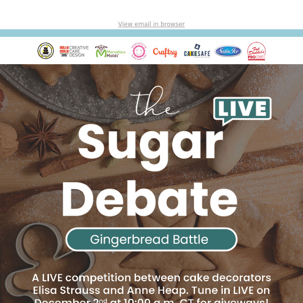 The Sugar Debate Gingerbread Battle!