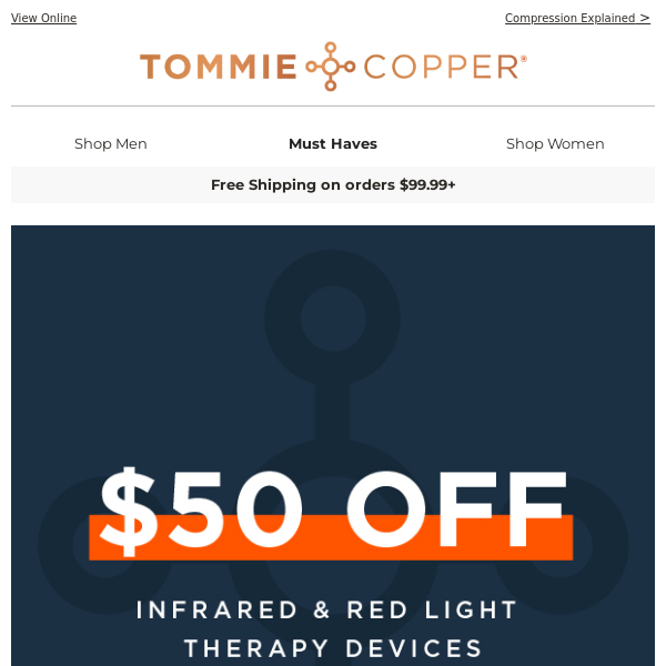 $50 off Infrared Therapy Devices ENDS TONIGHT