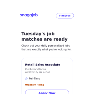 Personalized job matches for May 16, 2023