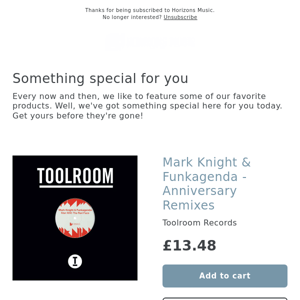 OUT NOW! Mark Knight & Funkagenda - Anniversary Remixes [TOOLROOM]