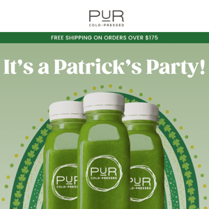 Get St Patrick’s party ready with PUR! ☘️