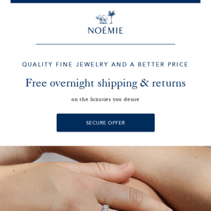 Free overnight shipping & returns on fine jewelry essentials