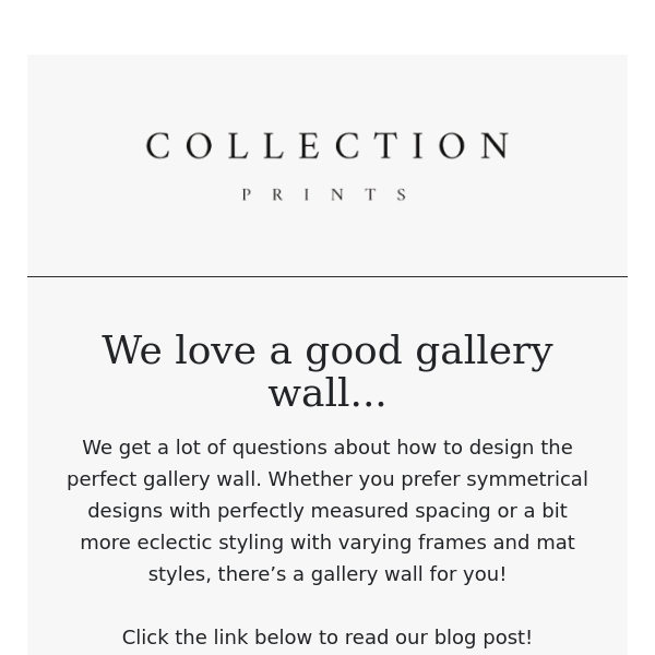 HOW TO: Design the gallery wall of your dreams! ☺️