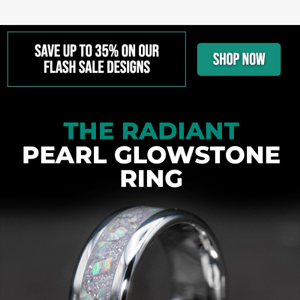 Radiant Pearl Opal For Your Finger